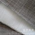 Synthetic Linen Fabric Bonded with Different Kinds of Backing for Decoration